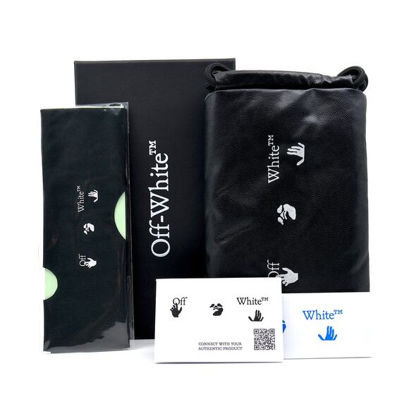 OFF-WHITE STYLE-5 BLACK AUTHENTIC EYEGLASSES FRAME - Picture 11 of 11